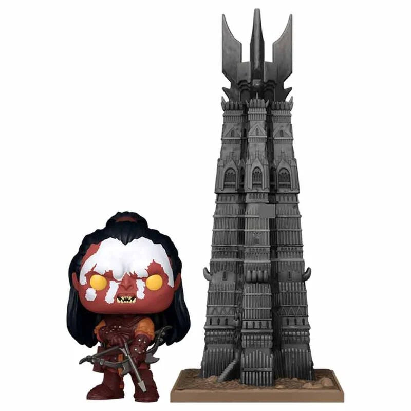 Funko Figura POP Town El Señor de los Anillos Lurtz with Orthanc