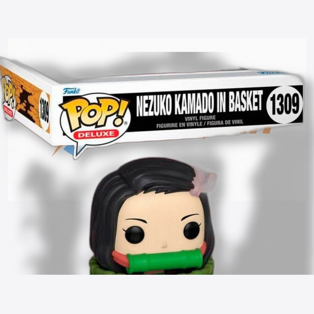 Funko Figura POP Deluxe Demon Slayer Kimetsu no Yaiba Nezuko Kamado in Basket Exclusive (imagen 4 de 6)