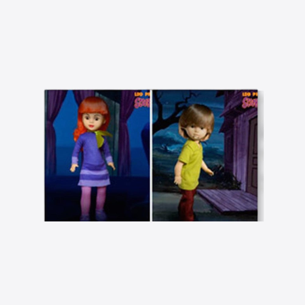 Set 6 figuras mezco toyz scooby - doo & mystery living dead dolls 25cm (imagen 3 de 6)
