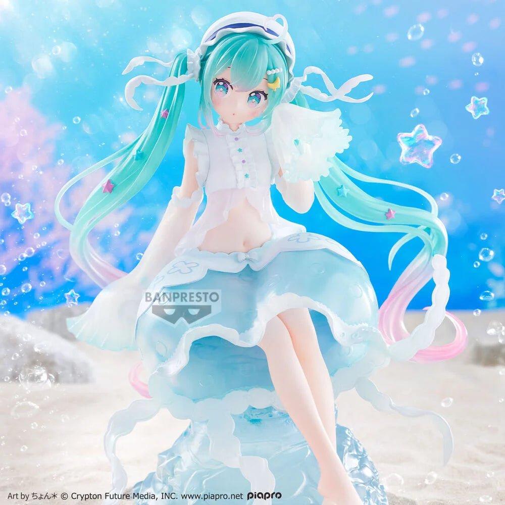 Banpresto Figura Hatsune Miku Clearluxe Jellyfish Vocaloid 20cm (imagen 4 de 5)