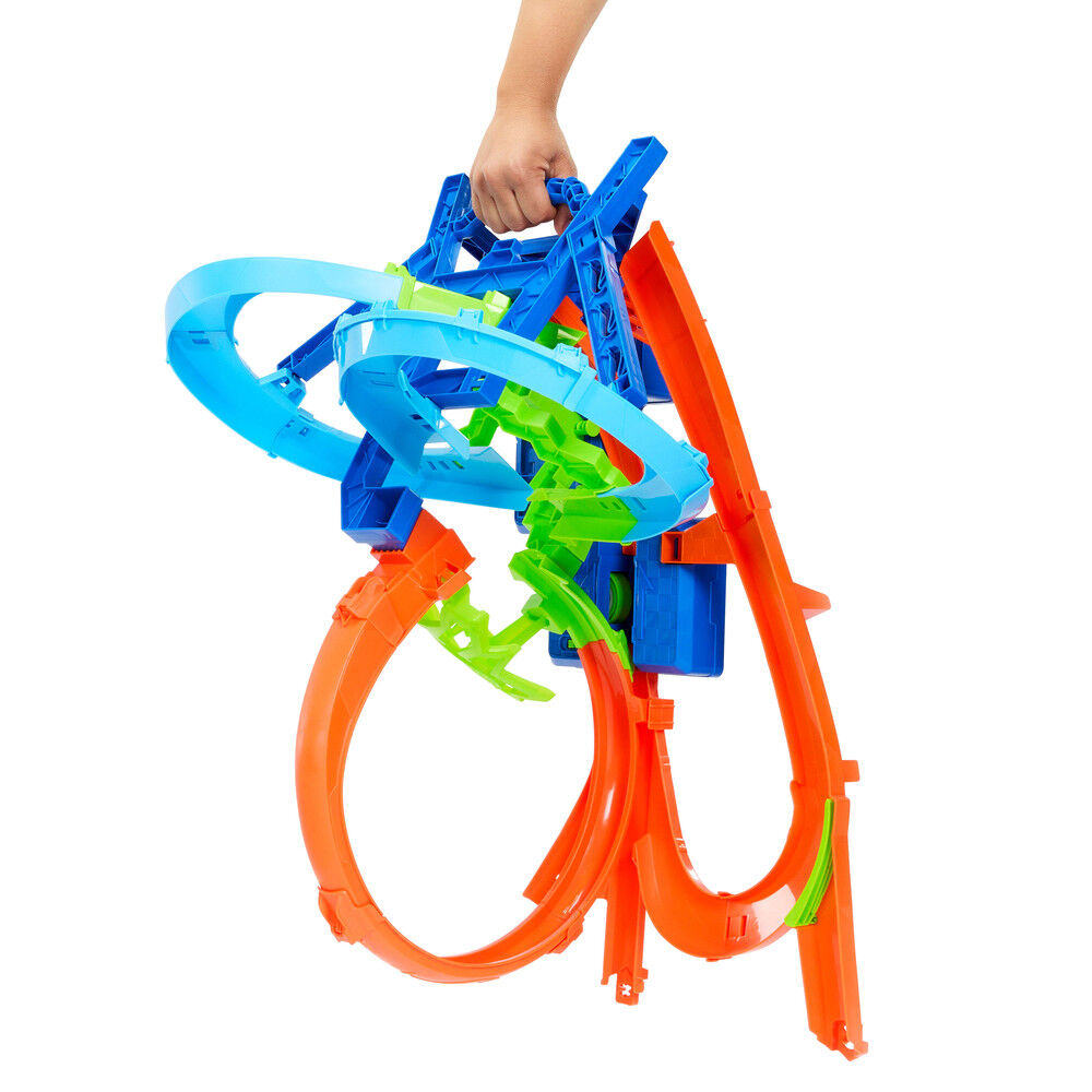 Mattel Pista coches Choque Aereo Hot Wheels Stunt Traks (imagen 3 de 6)
