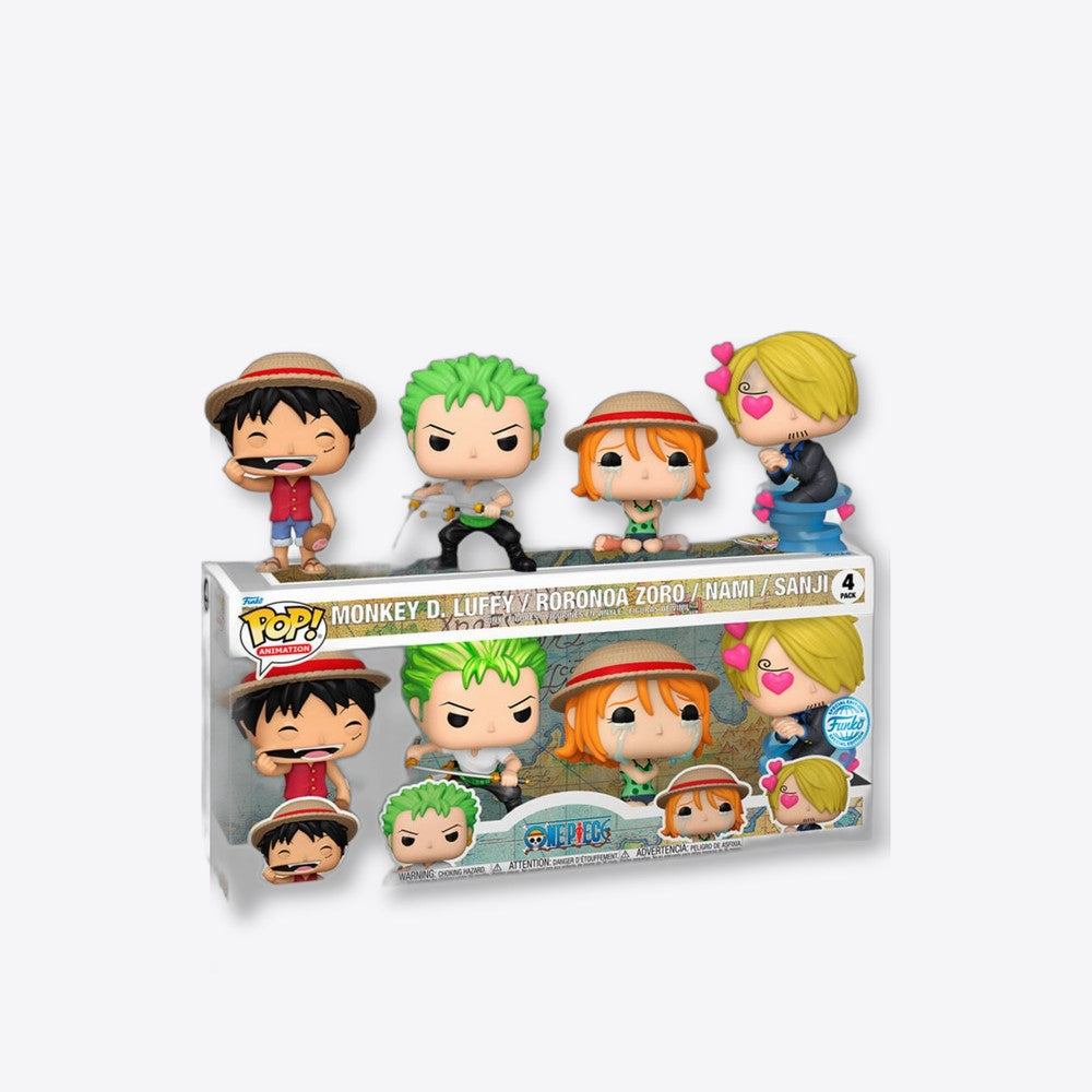 Funko Blister 4 figuras POP One Piece Exclusive (imagen 6 de 6)