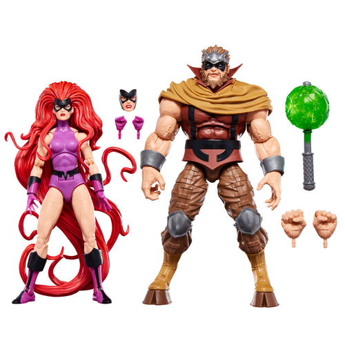 Hasbro Blister 2 figuras Medusa & Gorgon Inhumanos Marvel Legends Series 15cm (imagen 2 de 10)