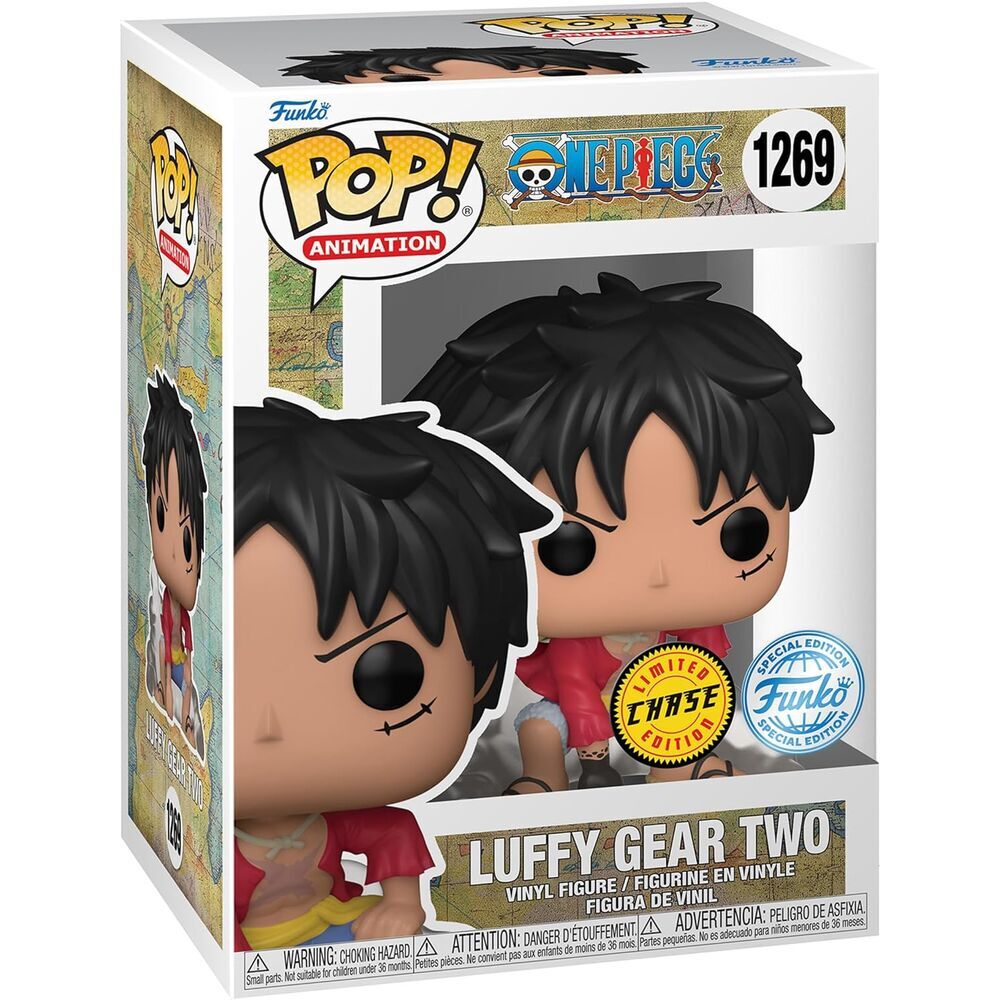 Funko Figura POP One Piece Luffy Gear Two Exclusive Chase