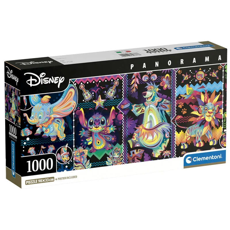 Disney Puzzle Panorama Personajes Mágicos 1000 Piezas