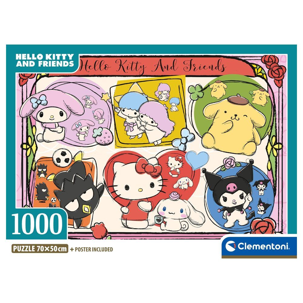 Hello Kitty Puzzle 1000 Piezas Diseño Exclusivo Sanrio