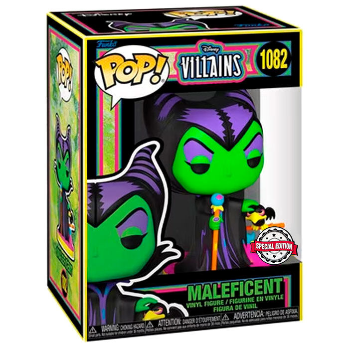 Disney Villains Figura POP Maleficent Black Light Funko