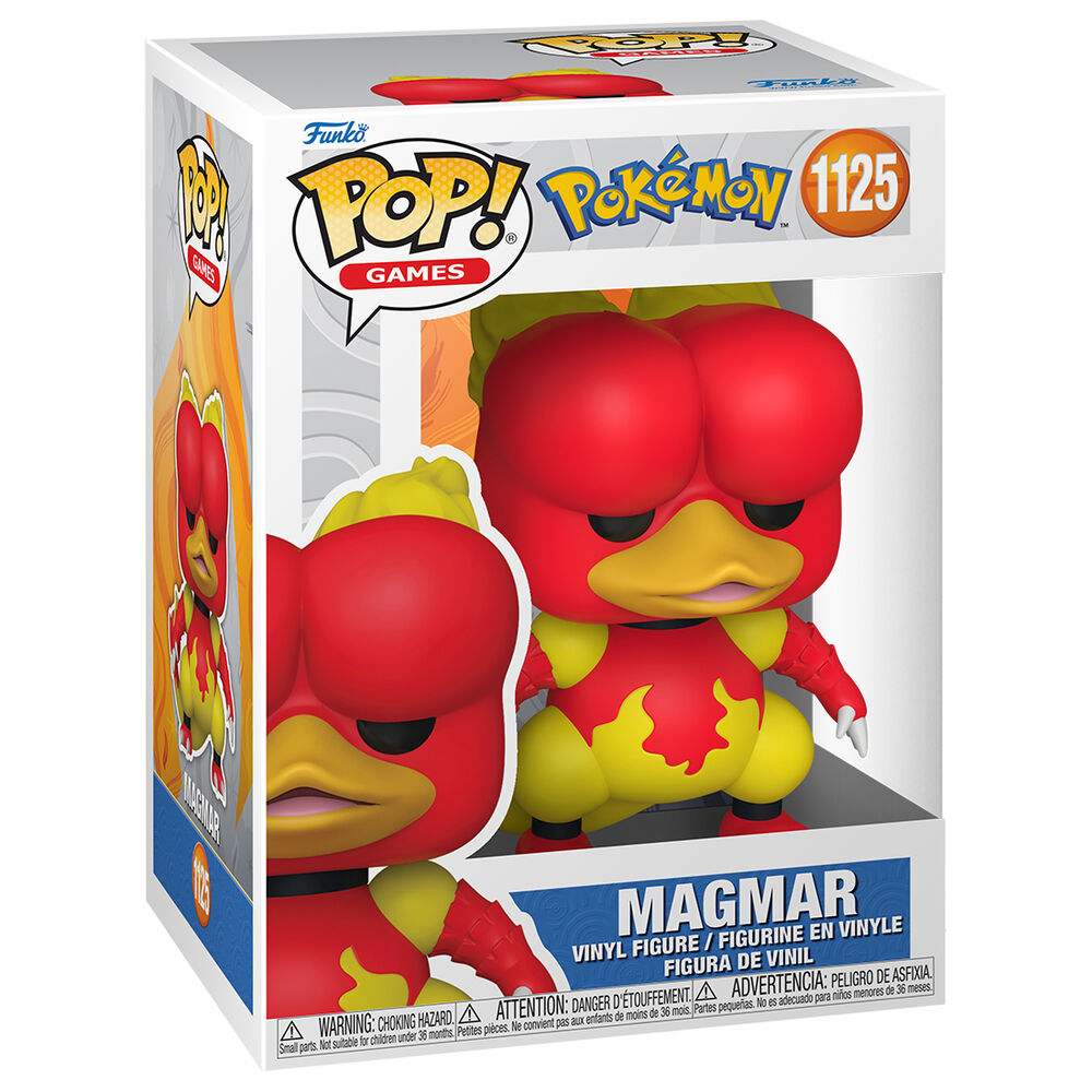 Pokemon Figura POP Magmar Funko Coleccionable Oficial