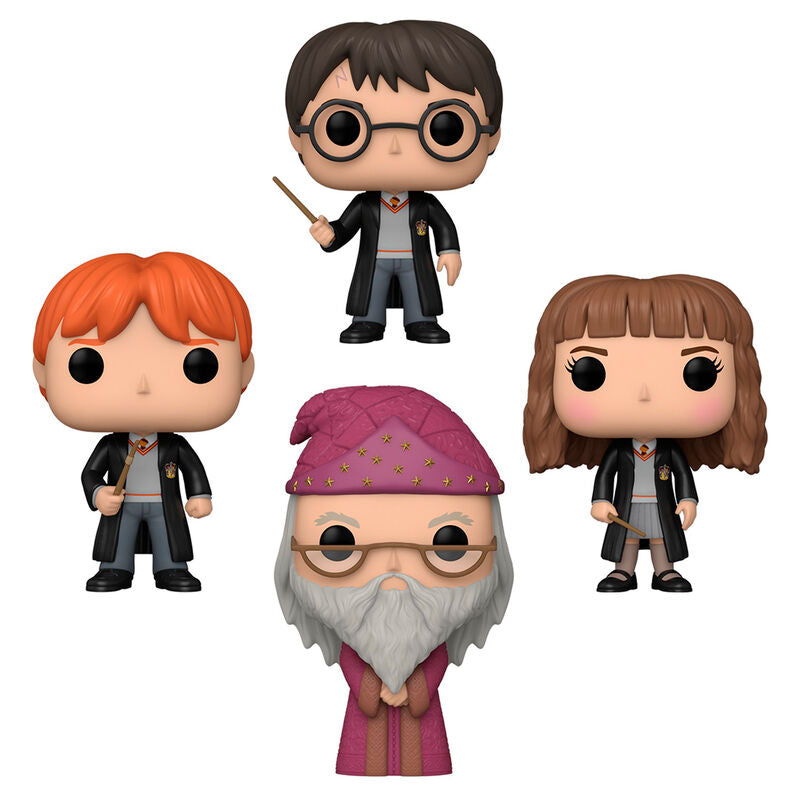 Funko Blister 4 figuras POP Harry Potter Exclusive (imagen 2 de 3)