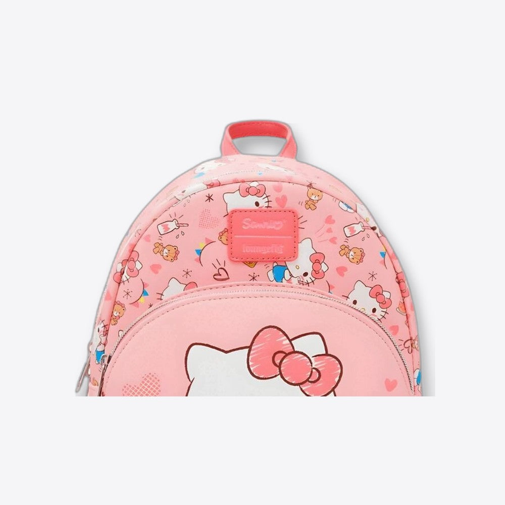 Lf | Lounfefly Mochila Tiny Chum & Treats Hello Kitty Loungefly 26cm (imagen 3 de 6)