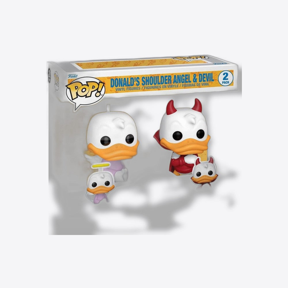 Funko Blister 2 Figuras POP Disney Donald Duck - Donald Angel & Devil Exclusive (imagen 3 de 6)