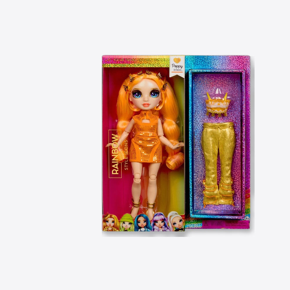 Mga Muñeca Poppy Style Icons Fashion Dolls Rainbow High (imagen 4 de 6)
