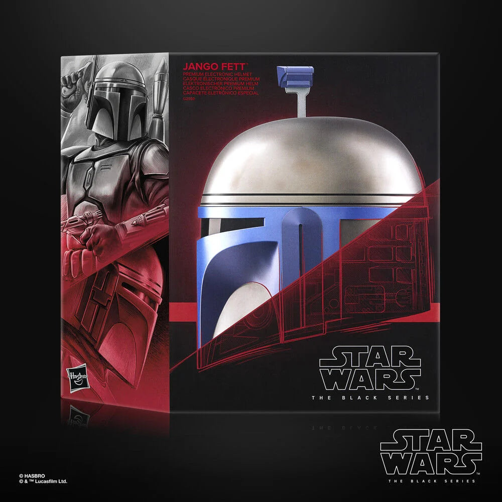 Hasbro Casco electronico premium Jango Fett Star Wars The Black Series (imagen 3 de 10)