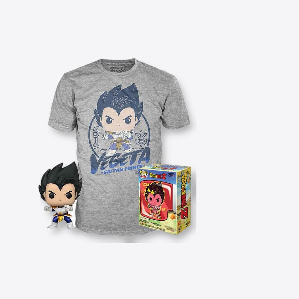 Funko Set figura POP & Tee Dragon Ball Z Vegeta (imagen 6 de 6)