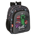 Safta Mochila Graffiti Minecraft 38cm adaptable