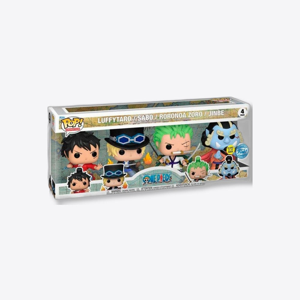 Funko Blister 4 figuras POP One Piece Exclusive (imagen 3 de 6)