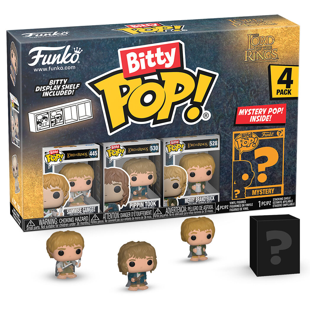 El Señor de los Anillos Blister 4 Figuras Bitty POP Samwise