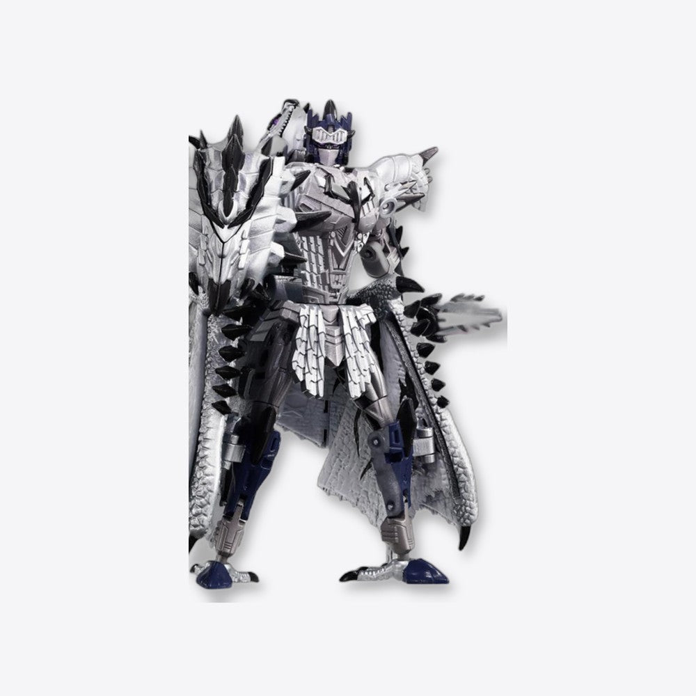 Figura hasbro transformers x monster hunter silver rathalos prime (imagen 5 de 6)