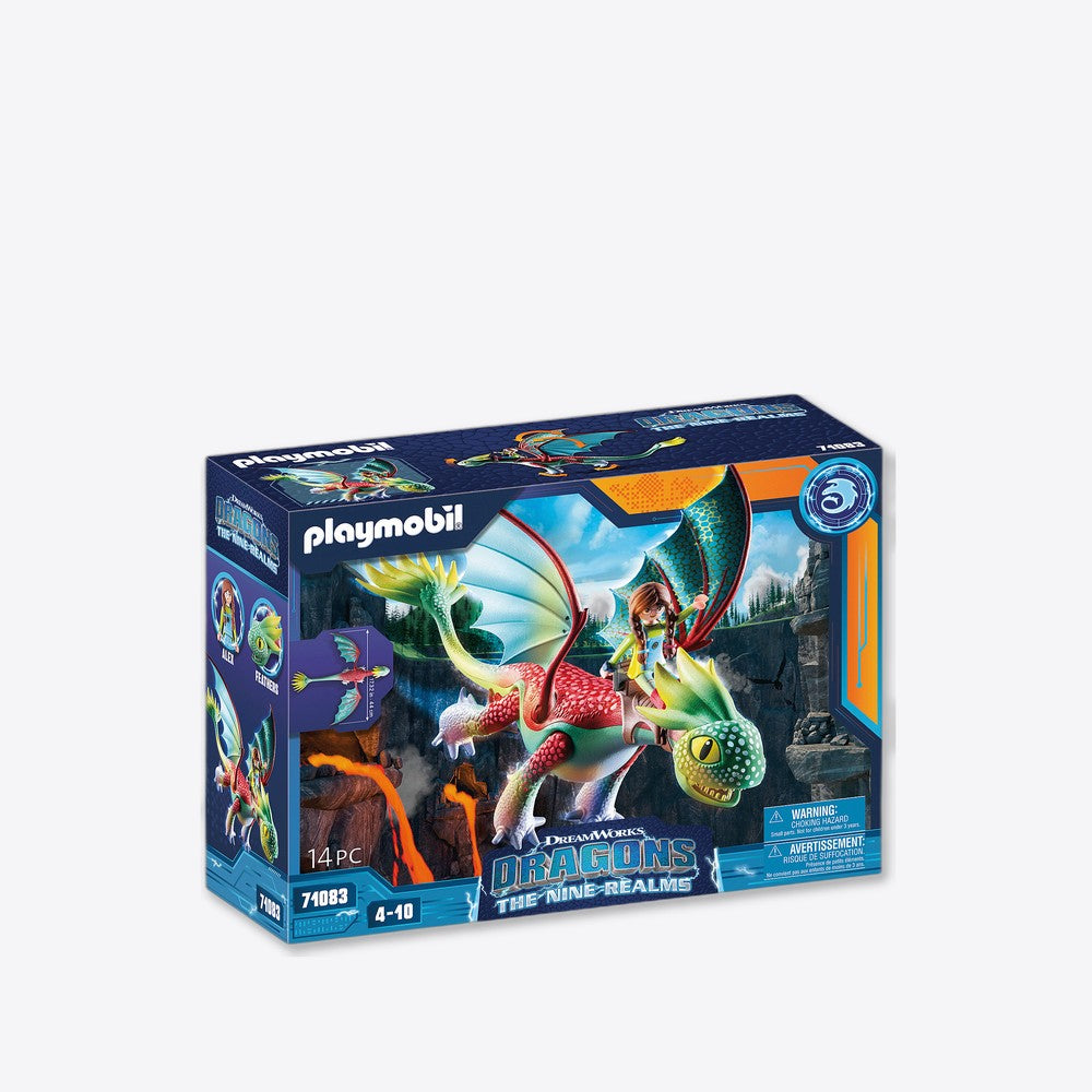 Playmobil dragones: nine realms: feathers & alex (imagen 4 de 6)