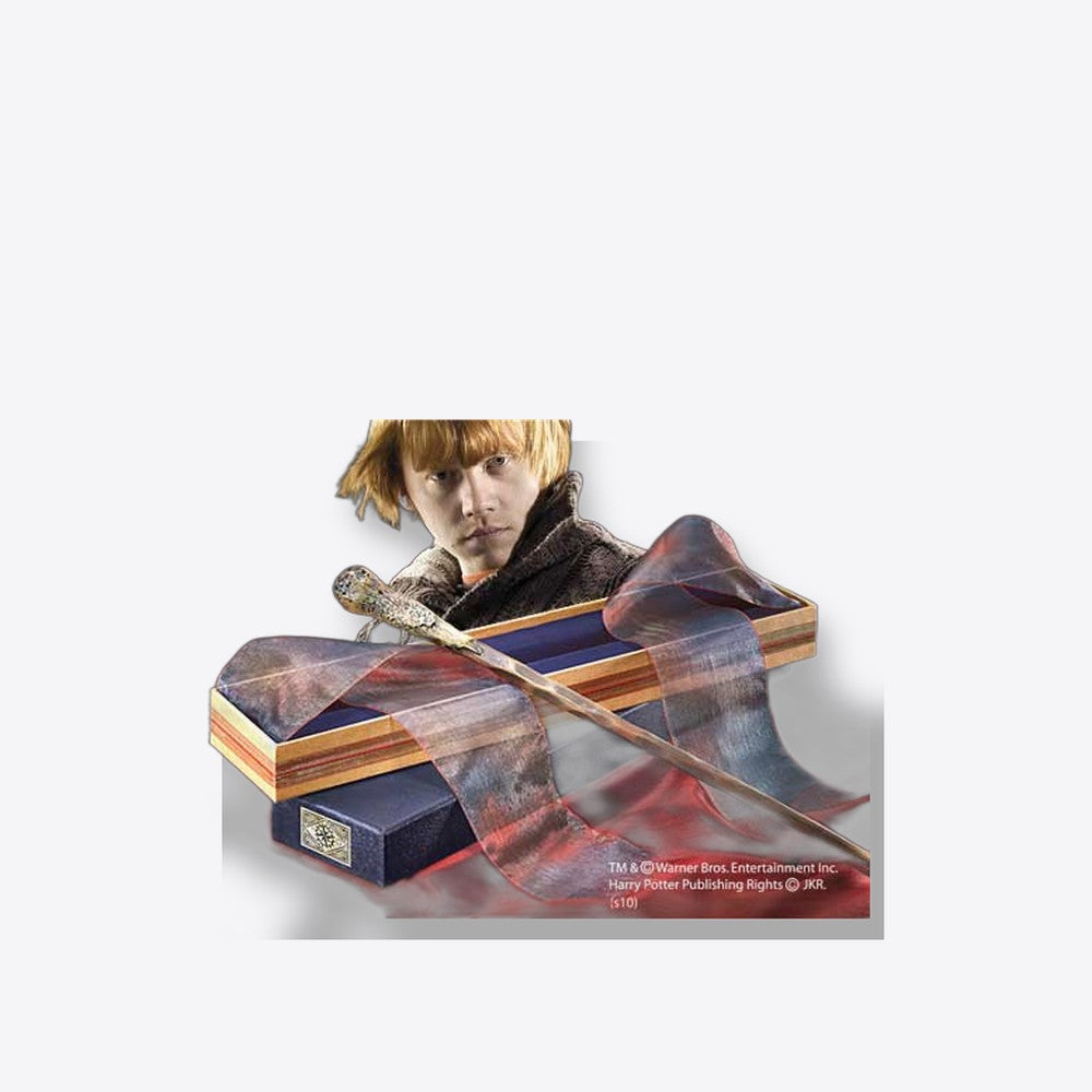 Replica the noble collection harry potter varita de ron weasley (imagen 4 de 6)