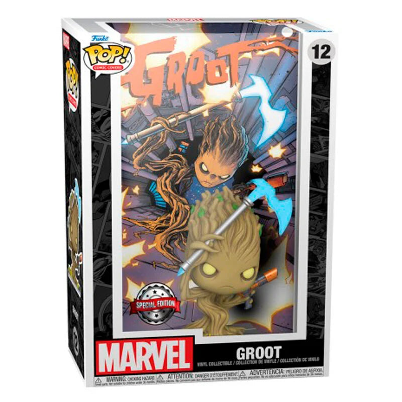 Funko Figura POP Comic Cover Marvel Groot Exclusive