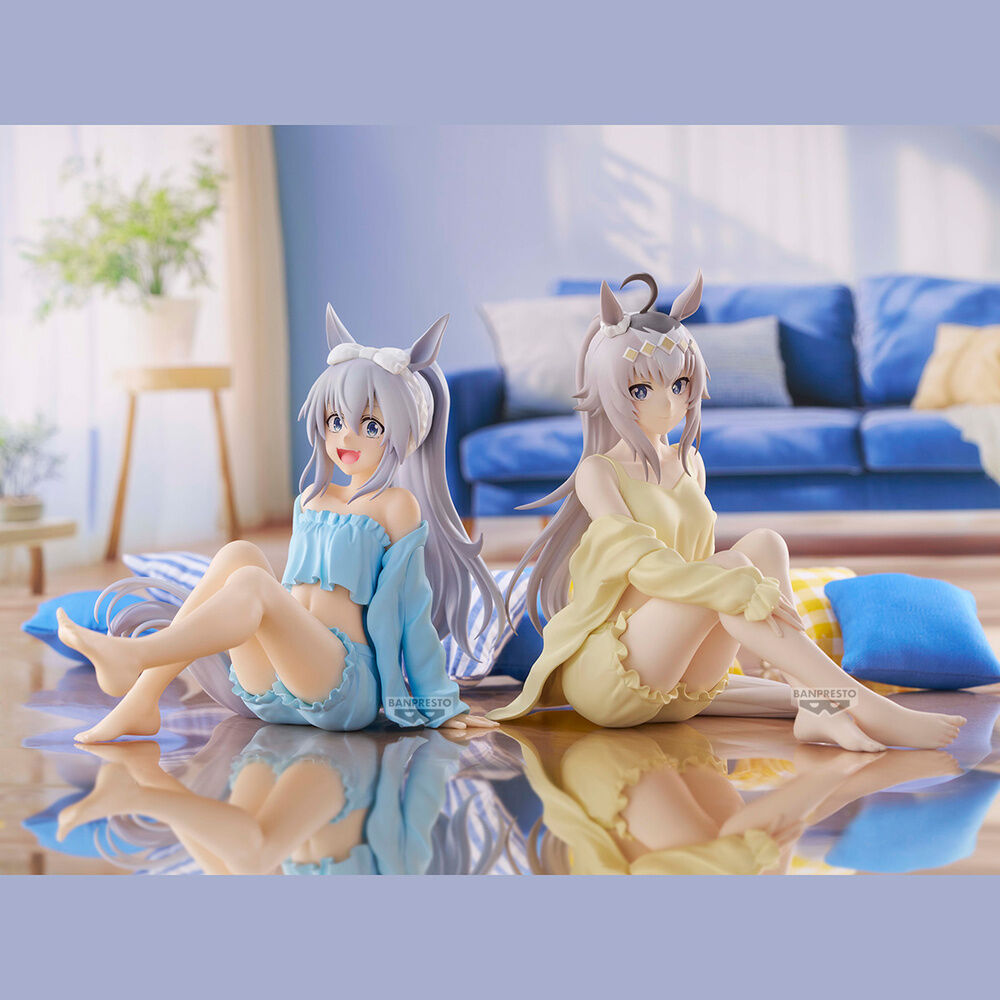 Banpresto Figura Oguri Cap Relax time Umamusume Cinderella Gray 14cm (imagen 4 de 5)