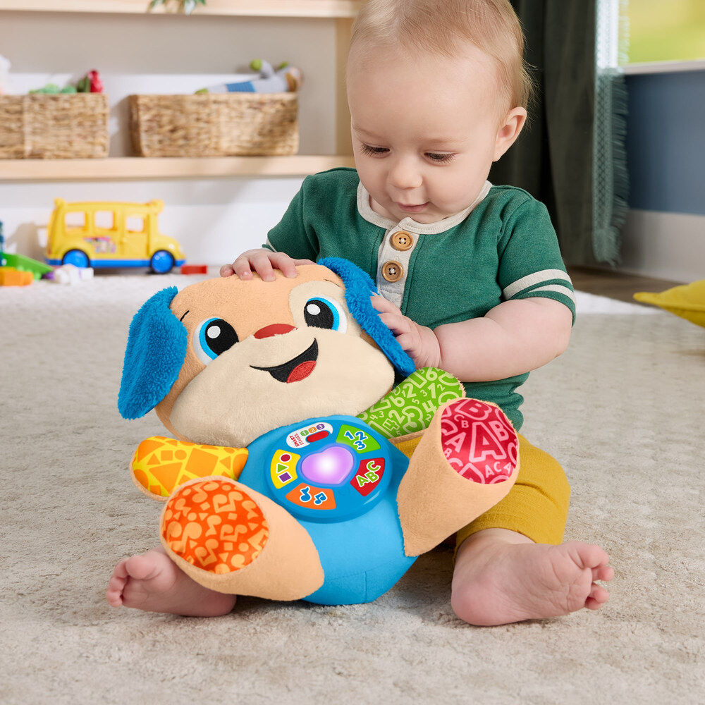 Fisher-Price Peluche Perrito Aprende Conmigo Rie y Aprende (imagen 2 de 6)