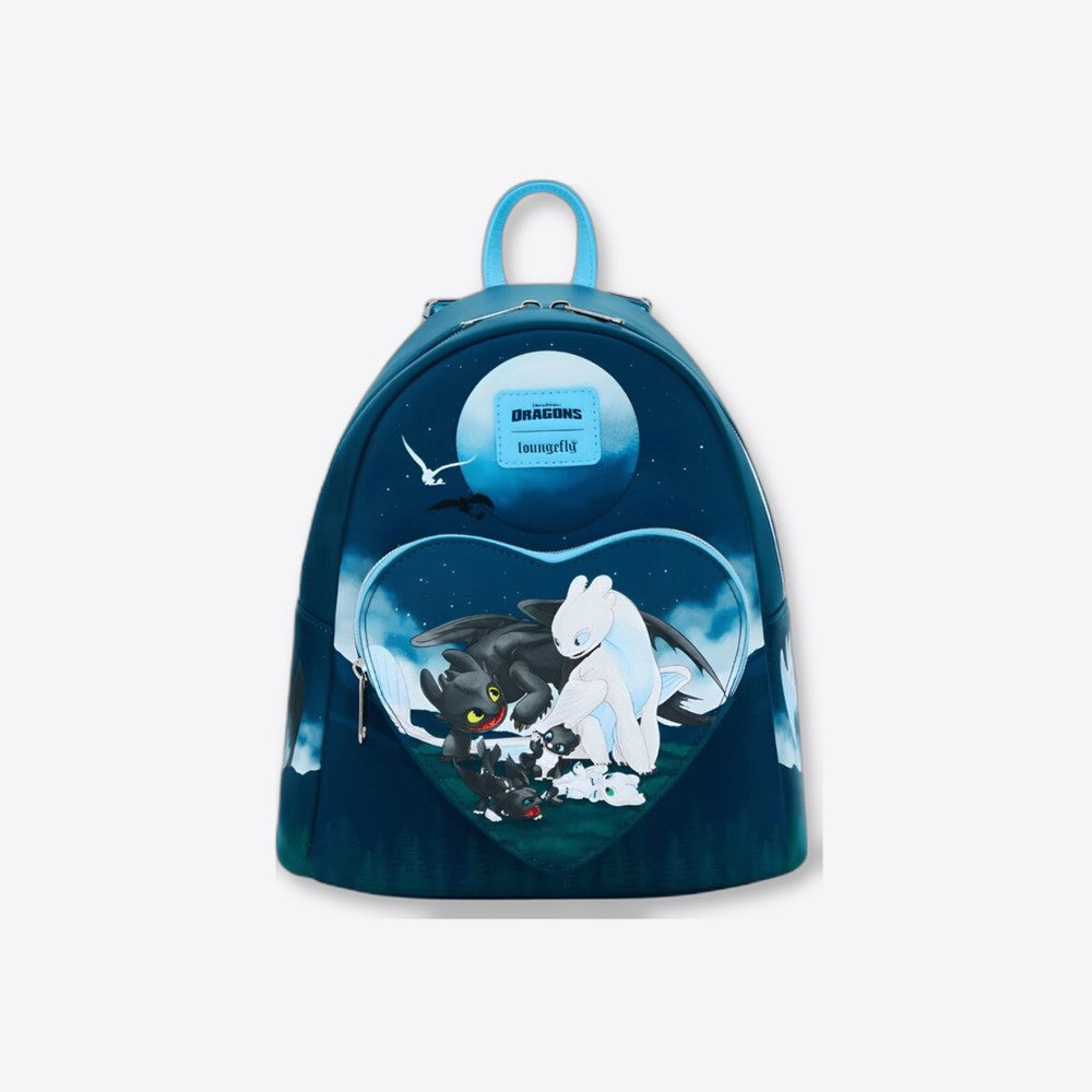 Lf | Lounfefly Mochila Toothless And Light Fury Scene Como Entrenar A Tu Dragon Loungefly 26cm (imagen 2 de 6)