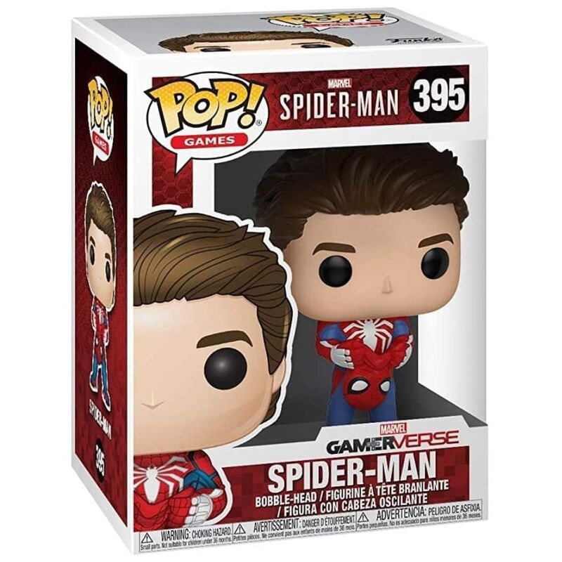 Marvel Figura POP Spiderman Unmasked - Funko Coleccionable