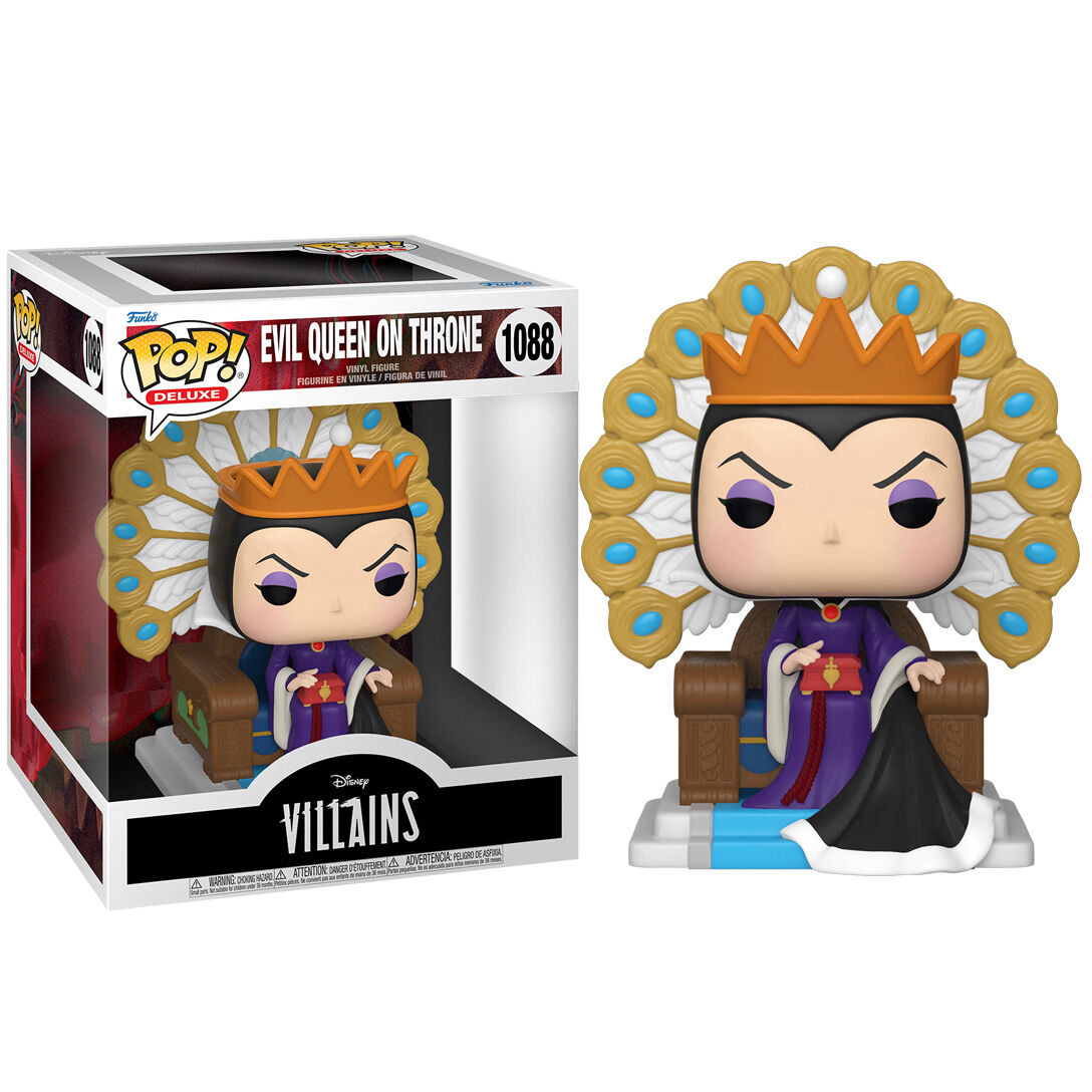 Figura POP Villains Evil Queen on Throne - Pop Vinyls | Villains