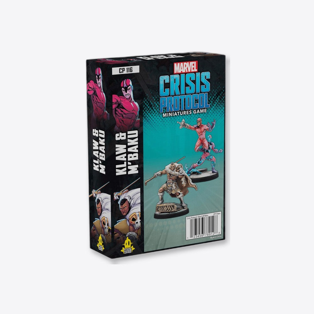 Asmodee Juego de mesa marvel crisis protocol klaw and m´baku (ingles) (imagen 2 de 6)