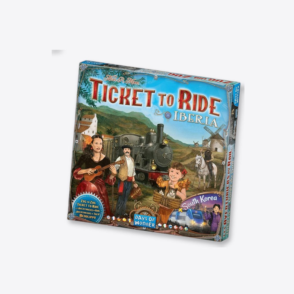 Asmodee Juego de mesa ¡aventureros al tren! iberia y corea del sur edad recomendada 8 años (imagen 2 de 6)