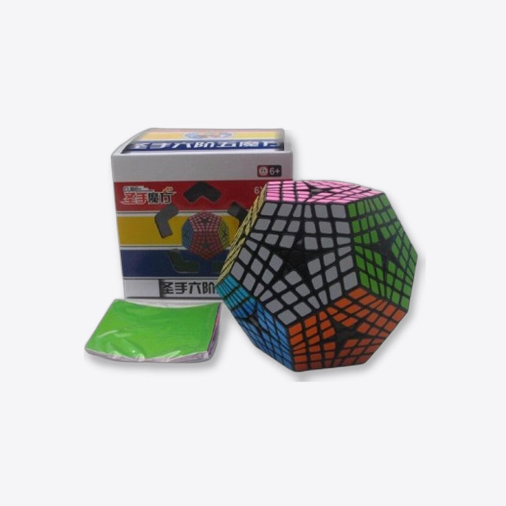 Cubo de rubik shengshou elite kilominx 6x6x6 negro (imagen 2 de 6)