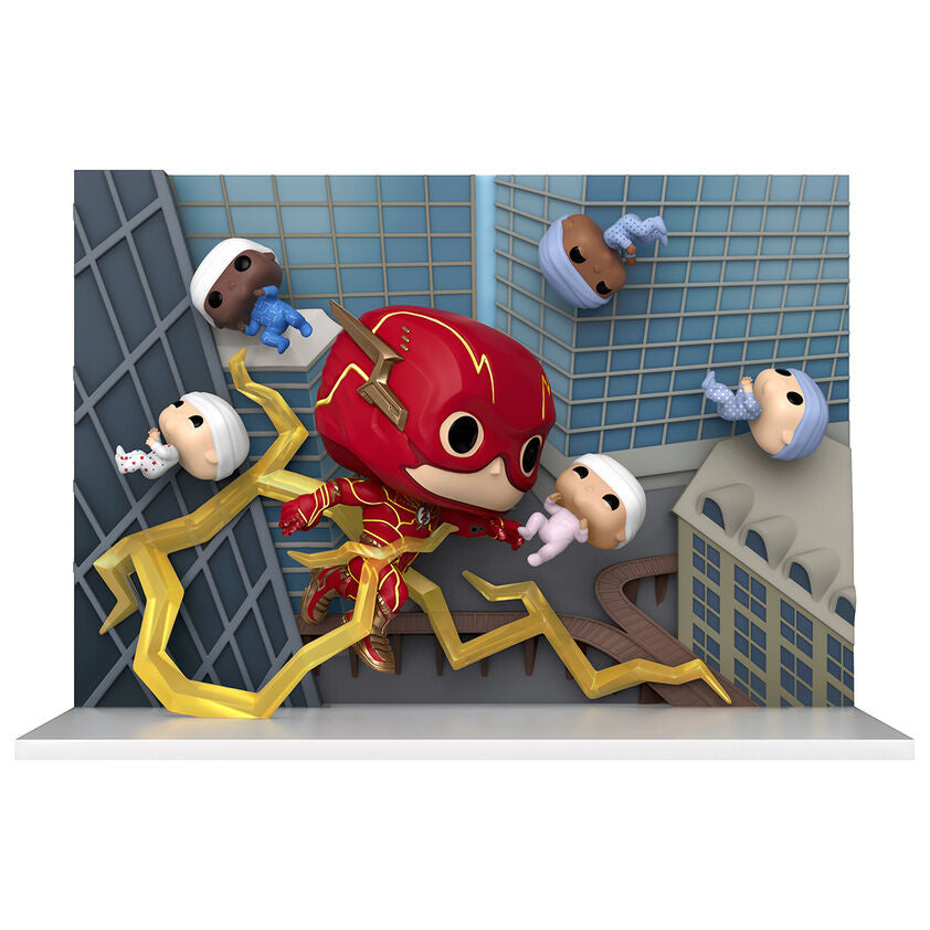 Funko Figura POP Moment DC Comics The Flash Baby Rescue
