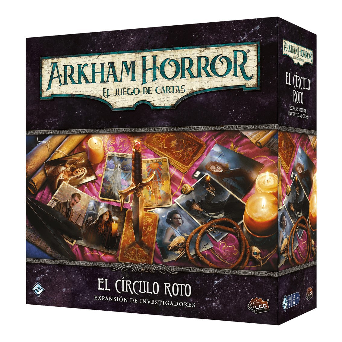 Asmodee Juego de mesa arkham horror lcg el circulo roto expansion investigadores edad recomendada 14 años