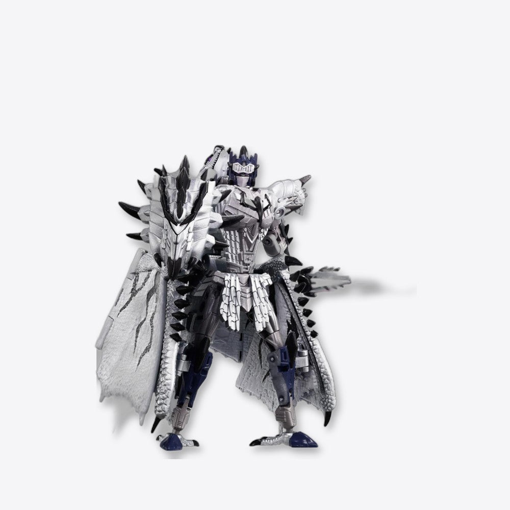 Figura hasbro transformers x monster hunter silver rathalos prime (imagen 4 de 6)