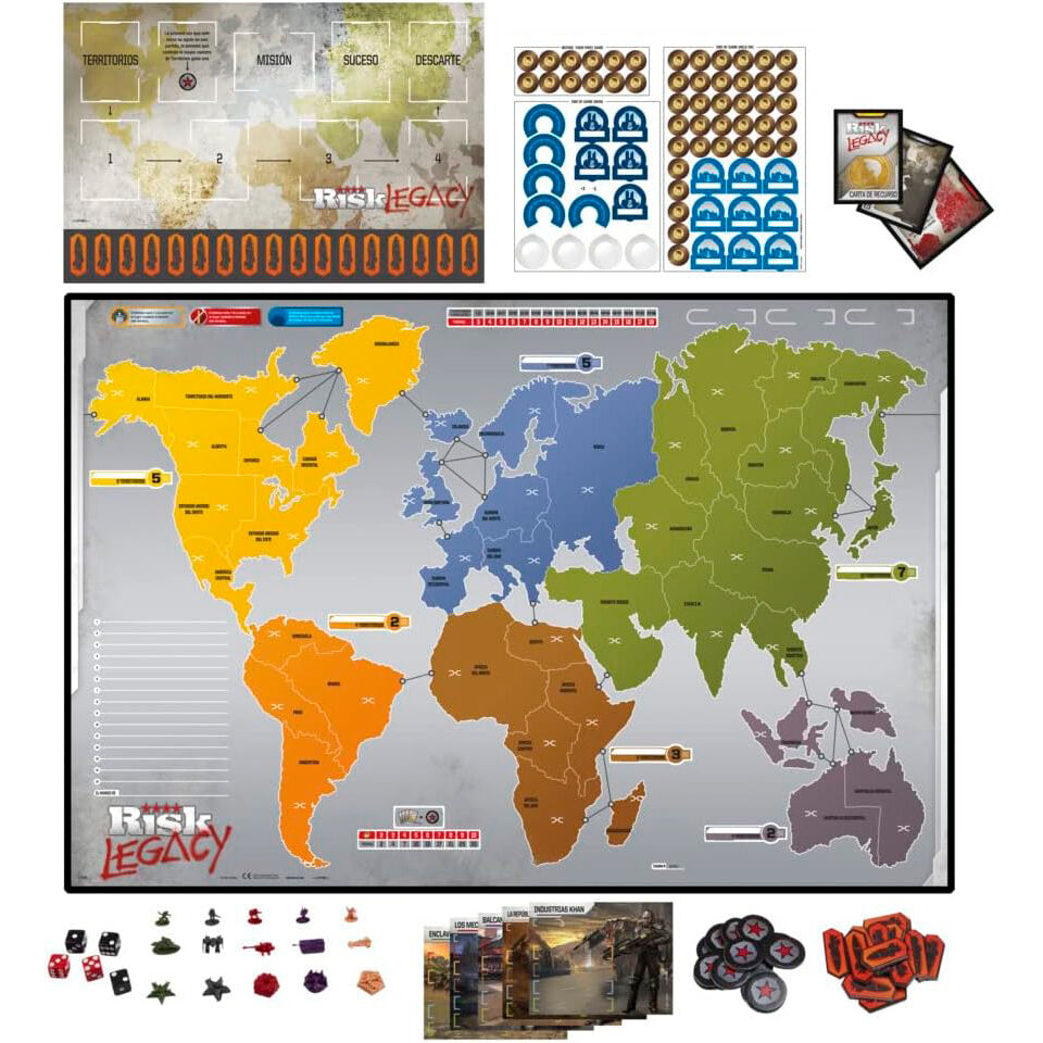 Hasbro Juego mesa Legacy Risk español (imagen 6 de 7)
