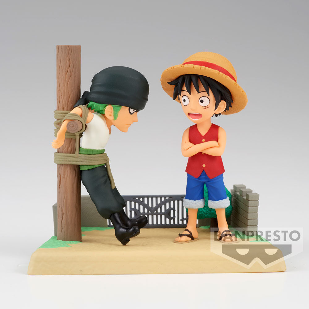 Banpresto Figura Monkey D Luffy & Roronoa Zoro Log Stories One Piece 7cm (imagen 6 de 7)