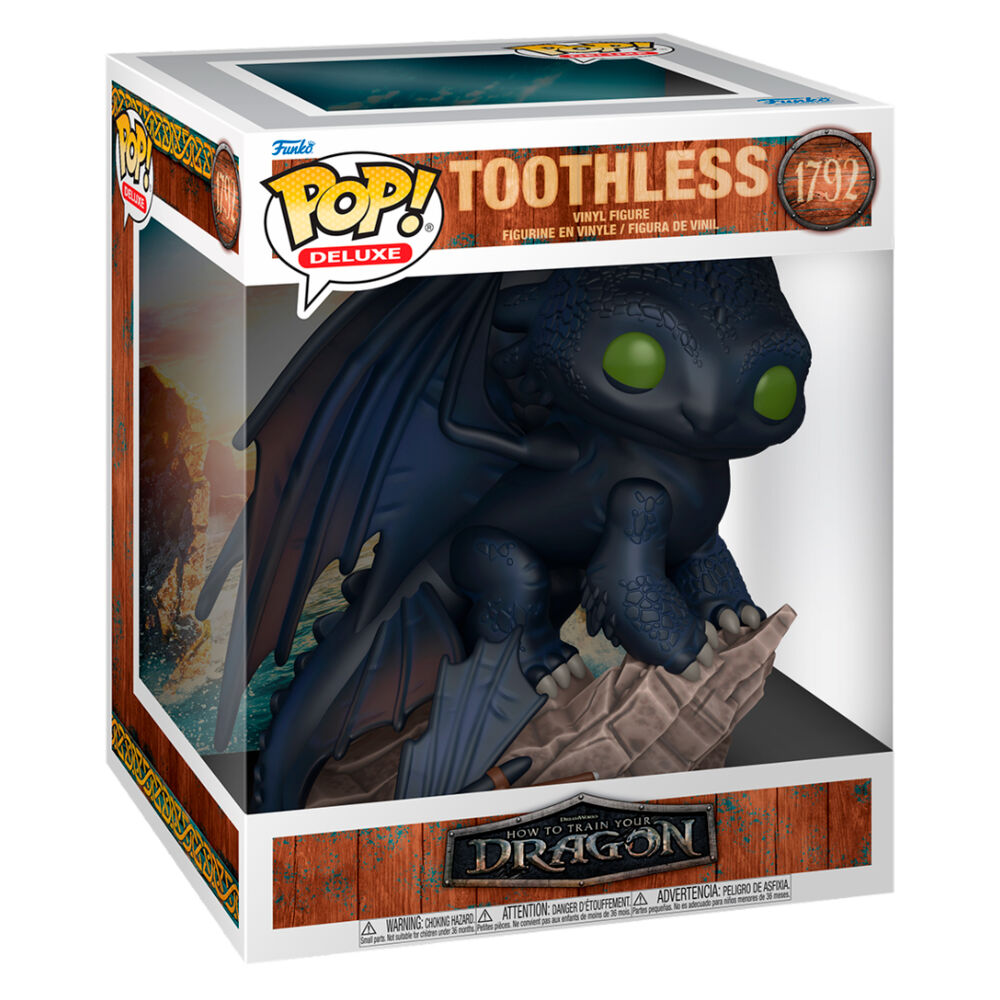 Funko Figura POP Deluxe Como Entrenar a Tu Dragon Desdentao (imagen 2 de 2)