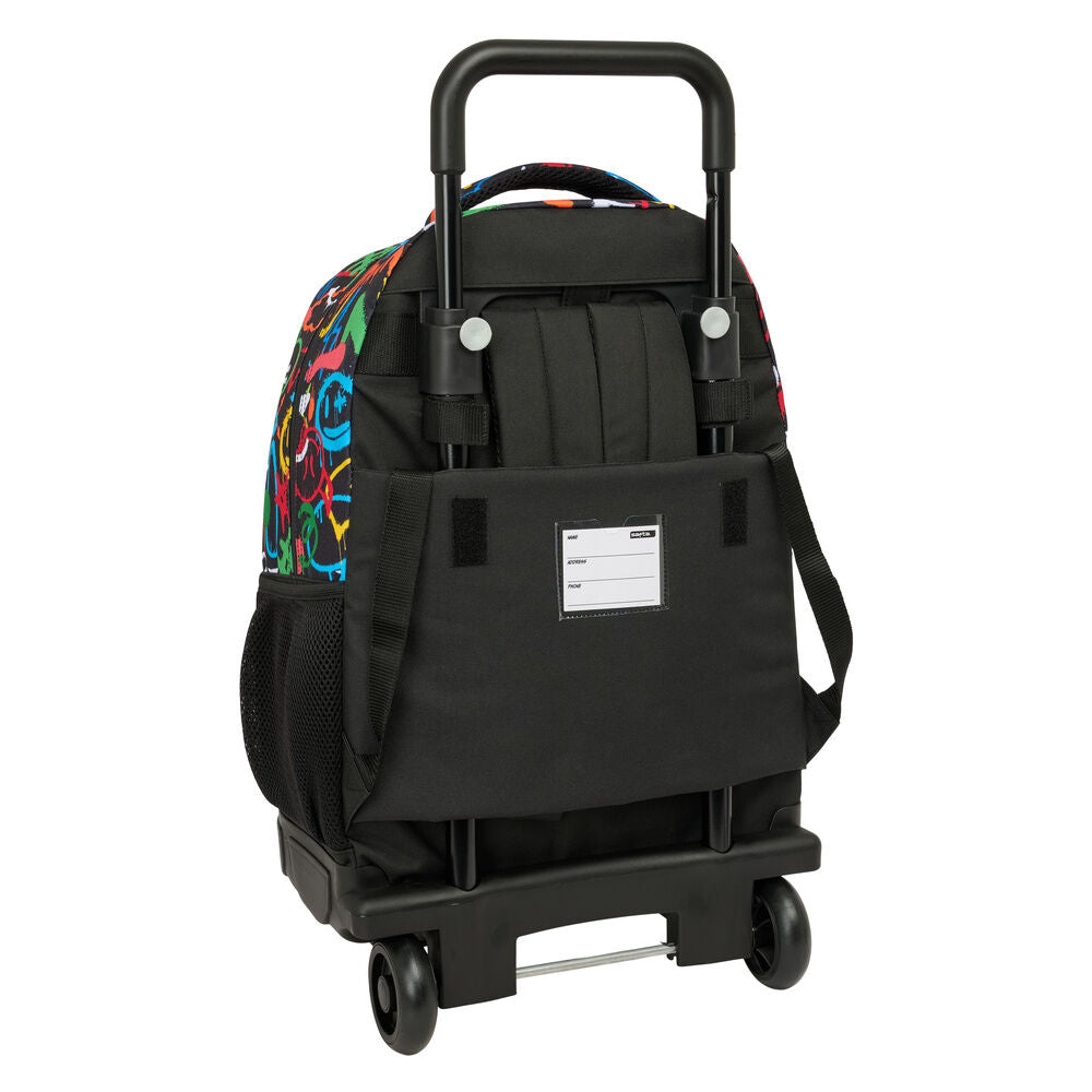 Safta Trolley Compact Extraible Colors Graffiti 42cm (imagen 3 de 6)