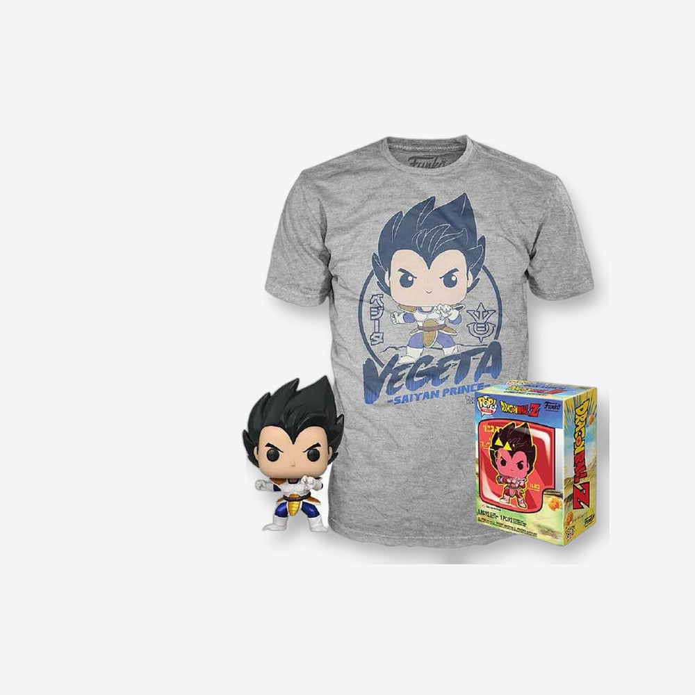 Funko Set figura POP & Tee Dragon Ball Z Vegeta (imagen 4 de 6)