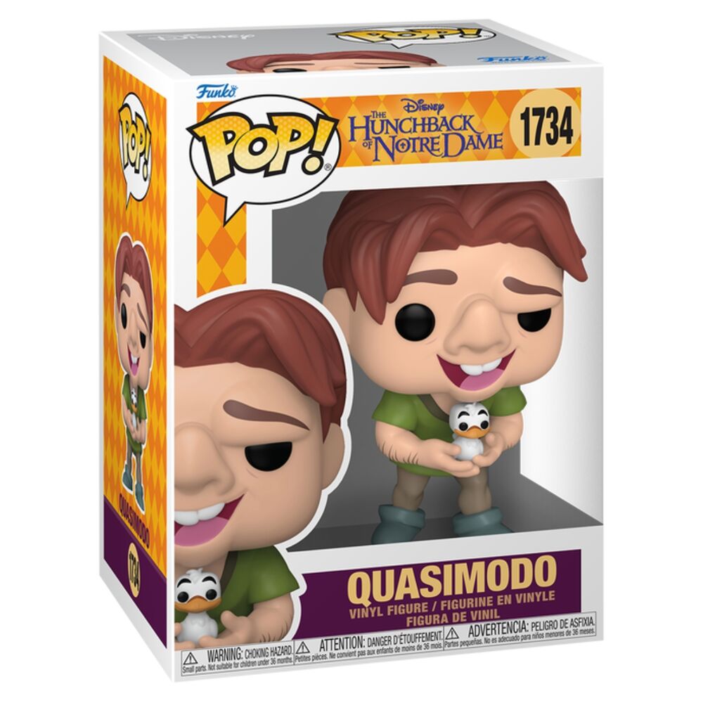 Funko POP Disney El Jorobado de Notre Dame Quasimodo con Pájaro Figura