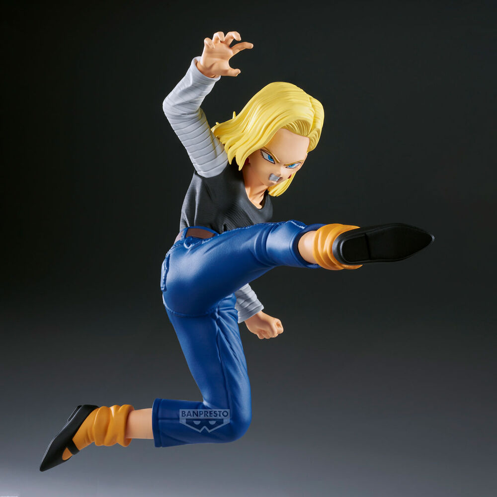 Banpresto Set 2 figures Android 18 & Mr. Satan Match Makers Dragon Ball Z 11-8cm (imagen 3 de 8)