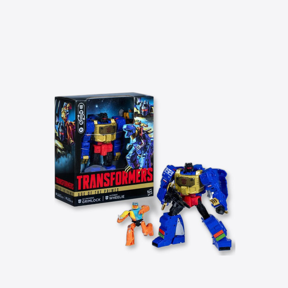 Figura hasbro transformers age of the primes g2 universe grimlock autobot wheelie (imagen 4 de 6)