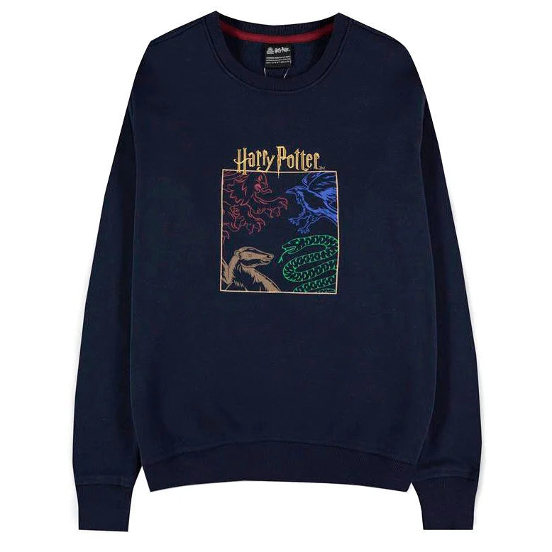 Difuzed Sudadera House Crests Harry Potter