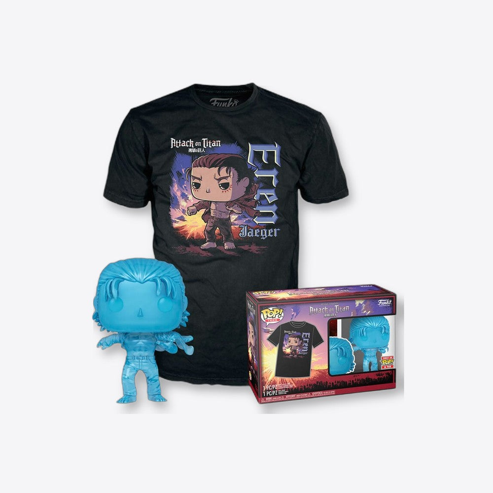 Funko Set figura POP & Tee Attack on Titan Eren Exclusive (imagen 5 de 6)