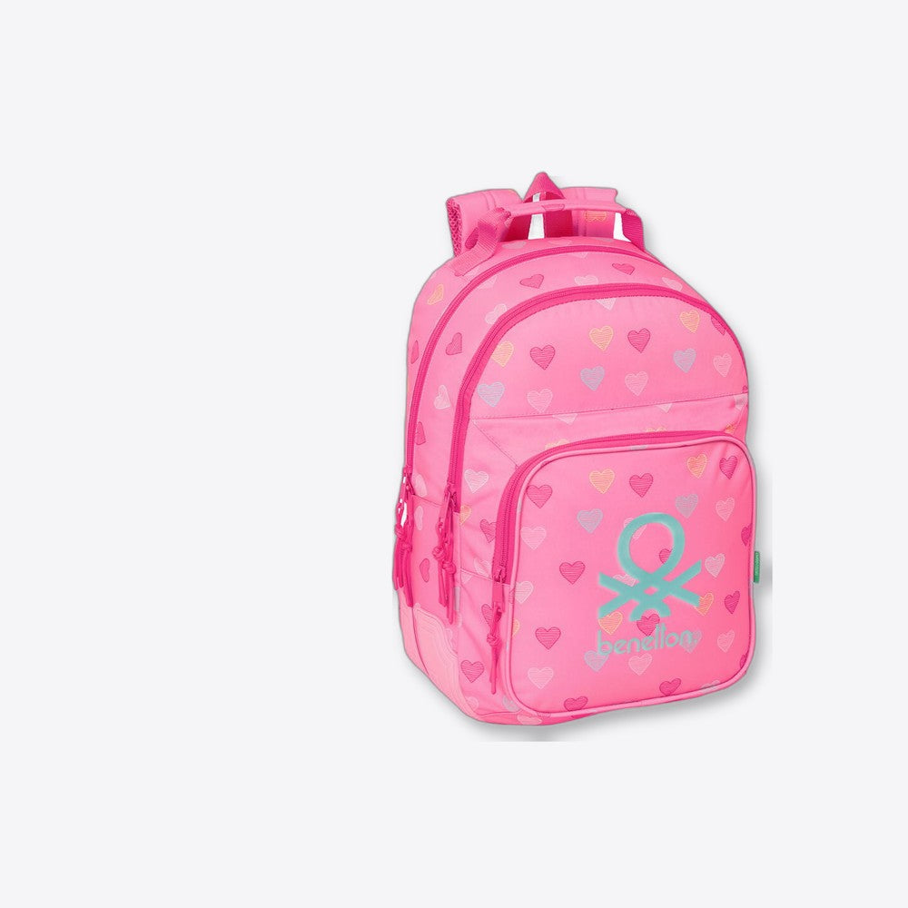 Safta Mochila Heart Benetton 42cm adaptable (imagen 6 de 6)