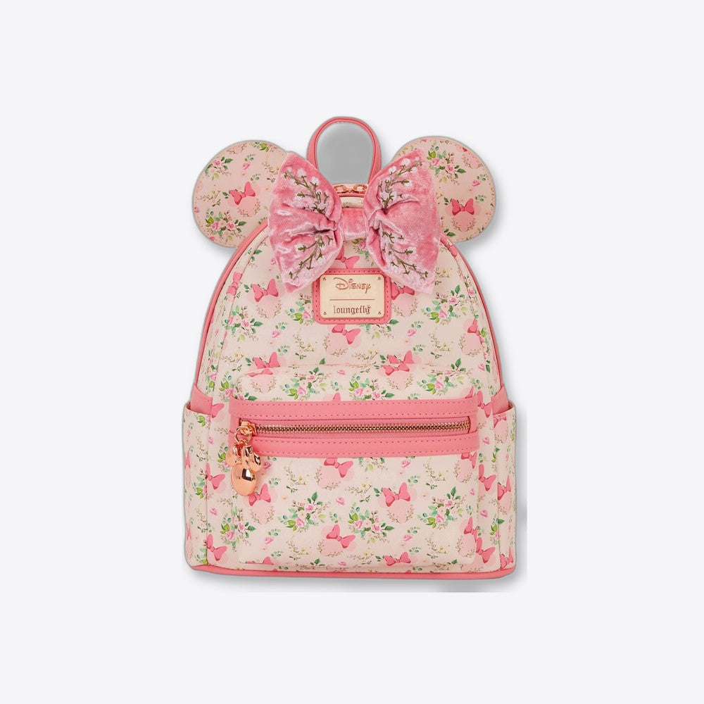 Mochila Floral Minnie Disney Loungefly (imagen 5 de 6)