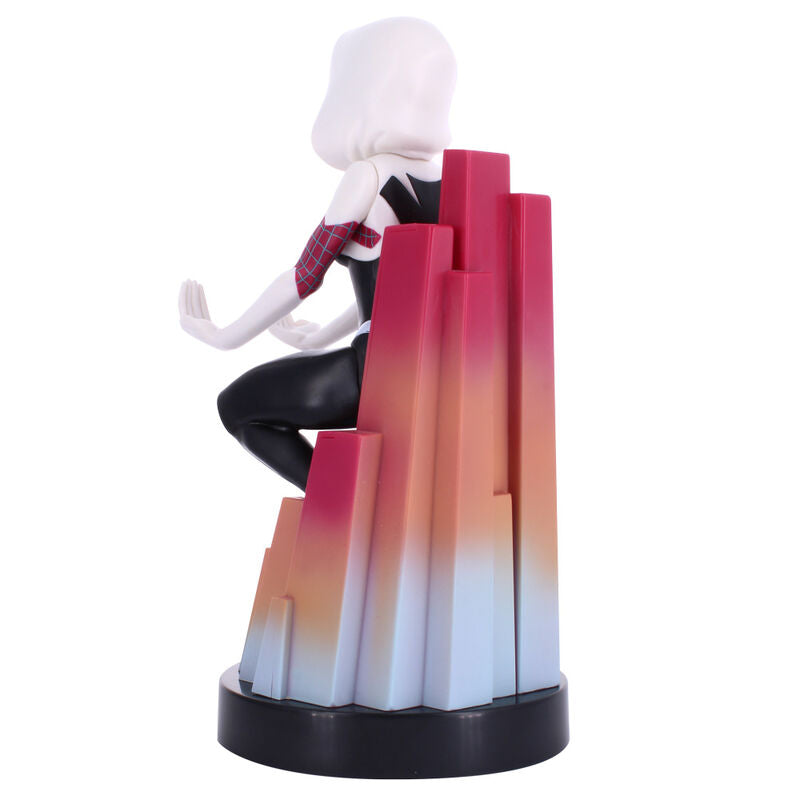 Spider-Gwen Marvel Cable Guy Soporte Figura 20cm Exquisite Gaming
