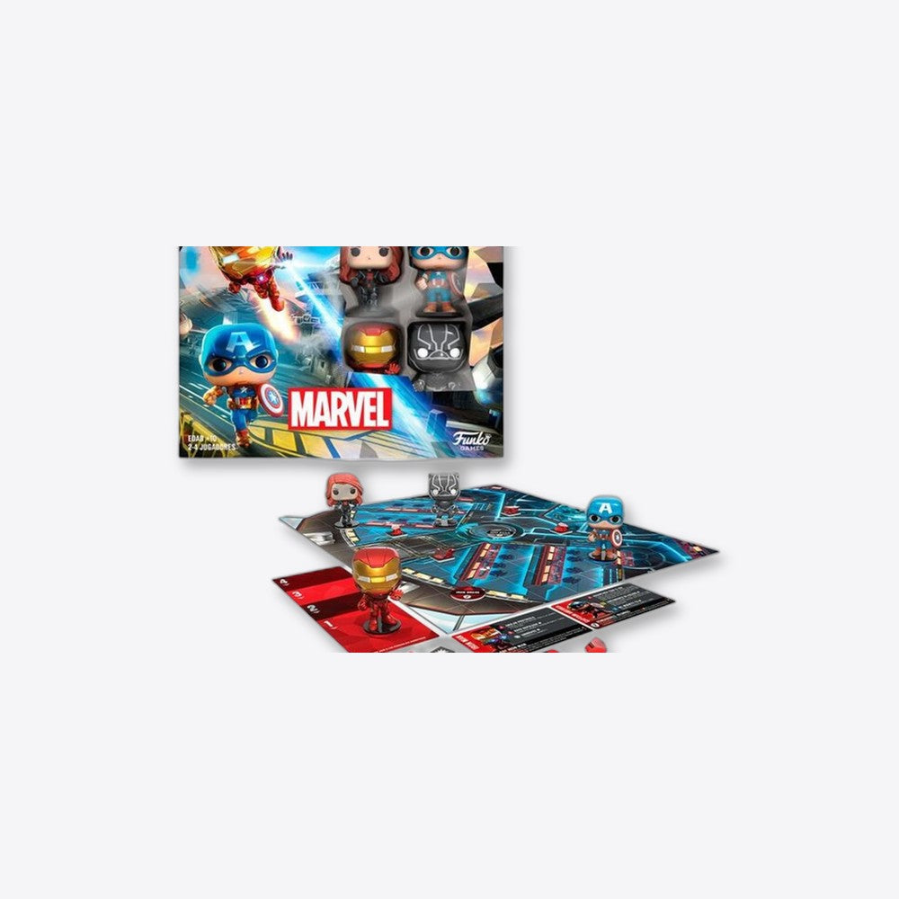 Juego de mesa funkoverse marvel edicion 100 capitan america iron man viuda negra & pantera negra 57518 (imagen 5 de 6)
